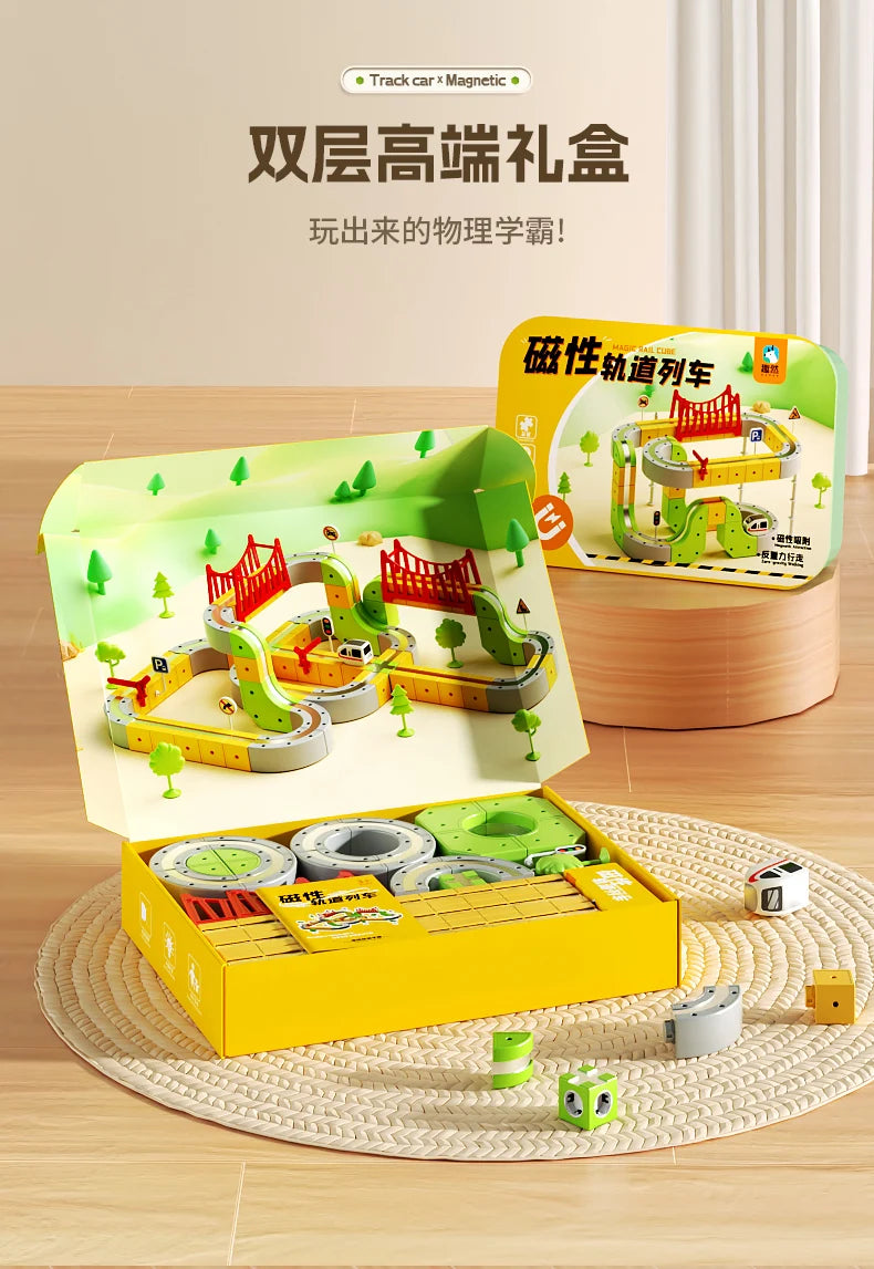 Evolving Magnetic Train