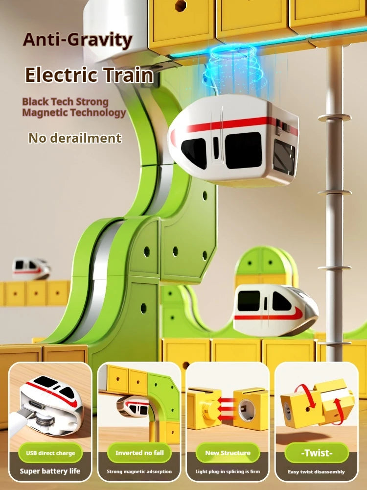 Evolving Magnetic Train