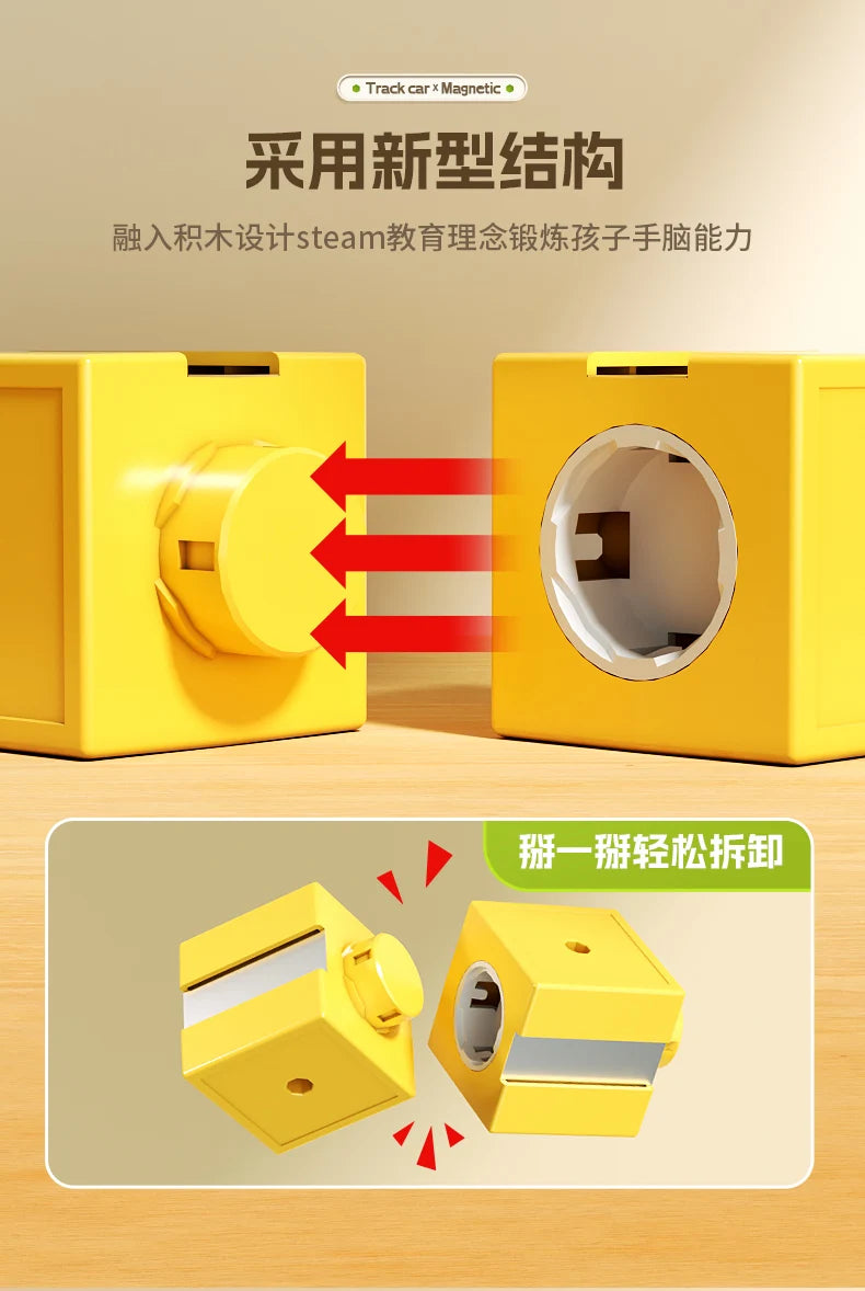 Evolving Magnetic Train