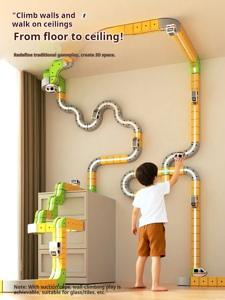 Evolving Magnetic Train