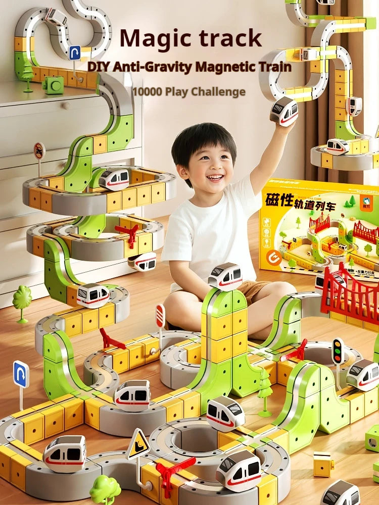 Evolving Magnetic Train